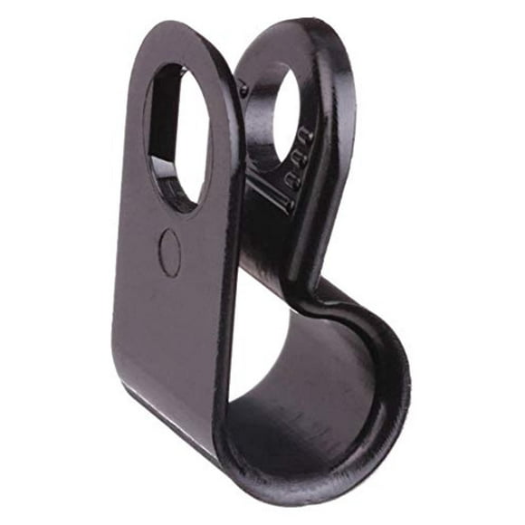 cable clamp, 3/4 in, black, pk100