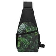 thumbnail image 3 of Disketp Sling Backpack,Multipurpose Crossbody Shoulder Bag Travel Hiking Daypack-Lush Foliage Green Plant, 3 of 6