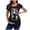 Dark Blue, variant on Women's T-Shirt Skeleton Baby Graphic Crew Neck Short Sleeve Maternity Casual Festival Tee Top