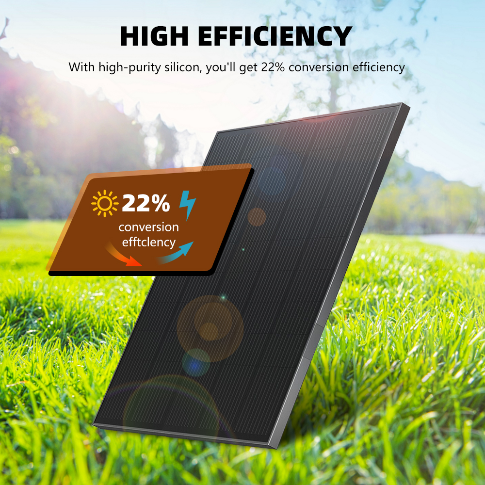 Solar Panel 120/200 Watt 18 Volt, High-Efficiency Monocrystalline PV Module Power Charger for RV Marine Rooftop Farm Battery and Other Off-Grid Applications