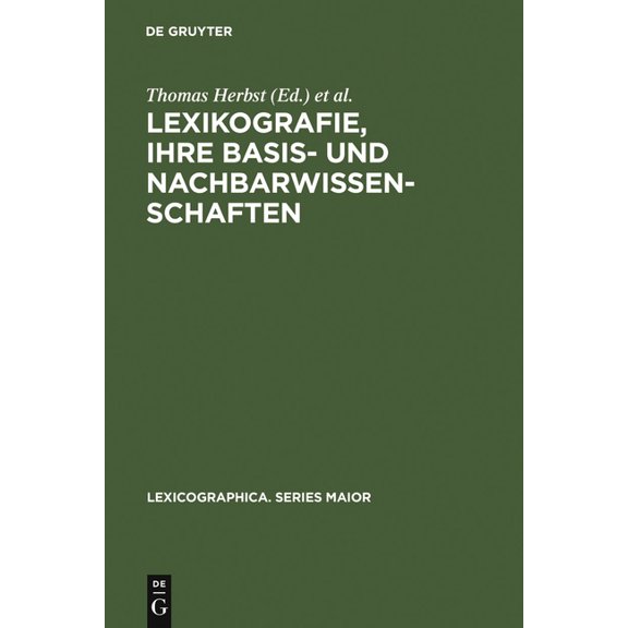 Lexicographica. Series Maior Lexikografie, Ihre Basis- Und Nachbarwissenschaften: (Englische) Wörterbücher Zwischen >Common Sense, Book 118, (Hardcover)