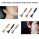 thumbnail image 2 of 6 pares de pendientes para hombre, unisex, de acero inoxidable, con cruz yeacher  Arete, 2 of 7