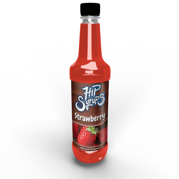 Hip Syrups Strawberry Simple Syrup, 25.4 fl oz