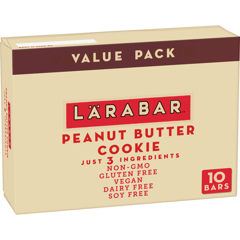 Larabar Peanut Butter Cookie, Gluten Free Vegan Fruit & Nut Bars, 10 Ct