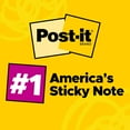 thumbnail image 3 of Post-it Notes 3x3 in, 12 Pads, America's #1 Favorite Sticky Notes, Canary Yellow, Clean Removal, Recyclable (654), 3 of 4