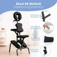thumbnail image 2 of Silla Cama Profesional para Masaje Shiatsu Color Negro, 2 of 7