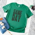 thumbnail image 4 of Game Day Block Distressed - Women's Short Sleeve Graphic T-Shirt, 4 of 10