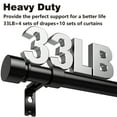 thumbnail image 2 of Titanock 2 Pack Short Curtain Rod 17 to 30 inch, Thick Rod, Adjustable and Heavy Duty Curtain Rod for Windows 17 to 26 inch, 2 of 8