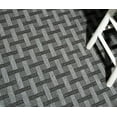 thumbnail image 4 of Furnish My Place Union Indoor/Outdoor Commercial Black Color Rug, Pet-Friendly, Home Decor Commercial Rug for Living Room, Bedroom, Wedding, Event, Made in USA, 2' Hexagon - Set of 20, 4 of 5