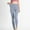 Light Blue, variant on HUPOM Medieval Pants Pants Compression High Waist Rise Full Slim-Leg S