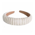 thumbnail image 2 of Hairband Pearl Faux Pearl Diadema Boda Elegante Perla Accesorios para el cabello Pelo largo y brillante Ratán Blanco Accesorios para el cabello para niñas Novia Damas Vhermosa 2036017-2, 2 of 4
