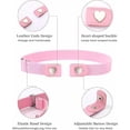 thumbnail image 4 of AWAYTR 3 Pcs Children Magnetic Buckle Elastic Belts Easy Wear Adjustable Stretch Belt for Toddler Boys Girls Pants, 4 of 7