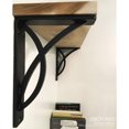 thumbnail image 6 of Ekena Millwork 1 1/2"W x 12"D x 15"H Miller Wrought Iron Bracket, (Single center brace) (4-Pack), 6 of 6