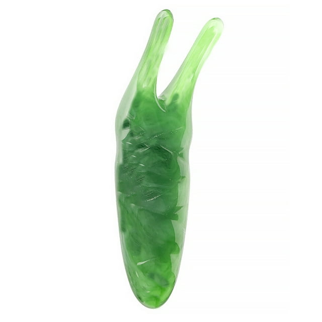 Qarigey Masajeador de nariz con forma de gusano, pedicura de mano, raspado, circulación sanguínea, masaje, presenta, raspador de elevación, hombro Type3 NO3 Qarigey CE011547-02