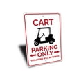 thumbnail image 3 of Cart Parking Novelty Decor, Metal Wall Sign - 10x14 Inches, 3 of 4