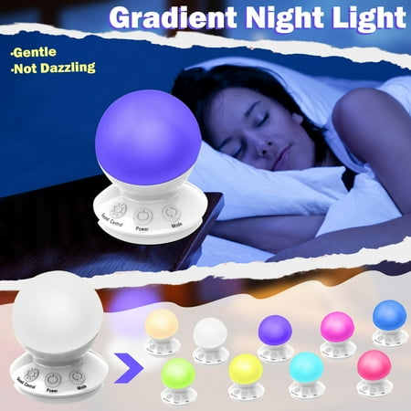 

Tangnade 2021 Christmas Ornament Quarantine LED Smart Round Table Lamp USB Power Bank Night Light Eye Protection Table Lamp