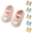thumbnail image 4 of Otqutp Toddler Baby First Walkers Soft-Soled Sandals Lightweight Mesh Sneakers for Toddler Boys Girls Breathable Non Slip Socks, 4 of 6