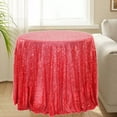 thumbnail image 6 of IPEWLEX Round Tablecloth Glitter for Weddings and Parties - Decorative Table Cover with Sequins, Durable Polyester Material, 6 of 6