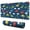 DarkBlue Dinosaurs Clouds-1, variant on Long Mouse Pads for Desk,DarkBlue Dinosaurs Clouds Palms Pattern Desk Mats on Top Of Desks, Desk Mouse Pad Extra Large with 3mm Non-Slip Base and Stitched Edge for Gaming,Office,Work,Home 31.5"x11.8"