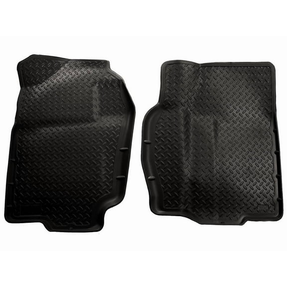 Husky Liners 30711 Classic Style Floor Liners Fit 1994-2001 Dodge Ram 1500, 1994-2002 Ram 2500 & 3500 Front Row 2-Pc Black