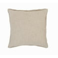 thumbnail image 6 of LR Home Ox Bay Birch Solid All-Natural Cotton  Square 2 Piece Pillow Cover Set, 6 of 8