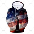 thumbnail image 3 of Sudadera con capucha con bandera estadounidense y águila, estampado 3D, estilo retro, con la Estatua de la Libertad, para hombre, de manga larga, estilo urbano de otoño, 3 of 5