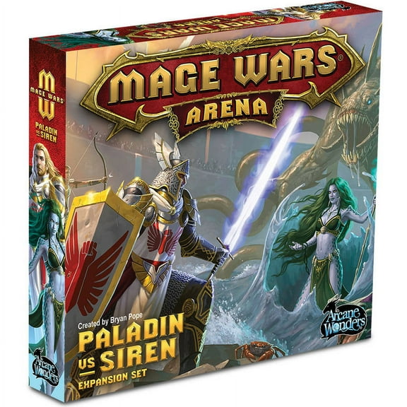 Arcane Wonders Mage Wars Arena Paladin Vs Siren