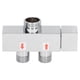 thumbnail image 3 of Válvula Desviadora de Ducha G1/2 Desviador de Brazo de Ducha de 3 Vías Conector en T de Latón Válvula Desviadora de Grifo para Cabezal de Ducha de Baño ANGGREK Otros, 3 of 8