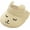 Beige, variant on Straw Visor Roll-Up Beach Sun Hat for Toddler Kids 1-4 Yrs, Adjustable