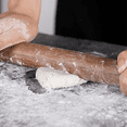 thumbnail image 4 of Black Walnut Wood Rolling Pin Perforated Solid Wood Baking Dumpling Sticks Kitchen Tool for Baking Pie Pastry, 4 of 5