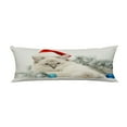 thumbnail image 1 of EREHome Housse de Coussin de Noël Ragdoll Chaton Taie d'Oreiller Protecteur de Coussin 20x60 Pouces, 1 of 1