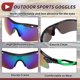 thumbnail image 5 of Gafas de montar Unique Bargains 1 juego de gafas de sol para motocross, lente verde tono plateado, marco negro verde, 5 of 7