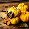 thumbnail image 3 of Monebena 60 Pcs Halloween Tags with String Halloween Paper Tags Spooky Craft Gift Label for Halloween Party Candy Present Wrap Gift Label M01, 3 of 7