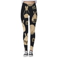 thumbnail image 4 of Landzoo Easter Day For Women Print High Waist Yoga Pants For Women's Leggings Tights Compression Yoga Running Fitness Print Leggings Pants For Yoga Running Gym Stretchy Cozy Women's Leggings Pants, 4 of 5