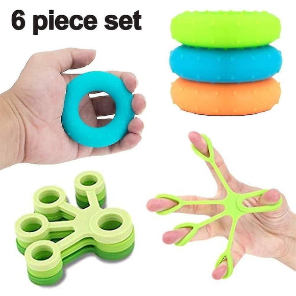 Hand Gripper Strengthener & Finger Trainer Set Compatible With Osteoarthritis