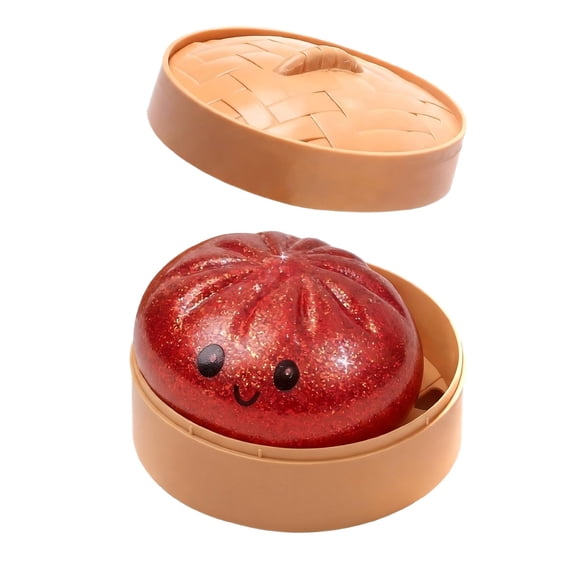 Yanxiao 4" Dumpling Squishies Toy, Mega Rainbow Dumplings, Cute Anxiety Relief Fidget Toys, Soft Squeeze Stress Squishys Dumplings for Everyone Anxiety Relief