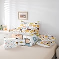 thumbnail image 6 of jejeloiu Cute Tiger Pattern 7-Piece Twin Bedding Sets,Kawaii Cartoon Bear Bedding Comforter Set,Colorful Cartoon Wildlife Sheet Sets For Kids,Super Cozy Room Decor Reversible, 6 of 8