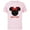 Soft Pink, variant on Disney Minnie Mouse Sister Family - Short Sleeve Cotton T-Shirt for Adults - Customized-Black