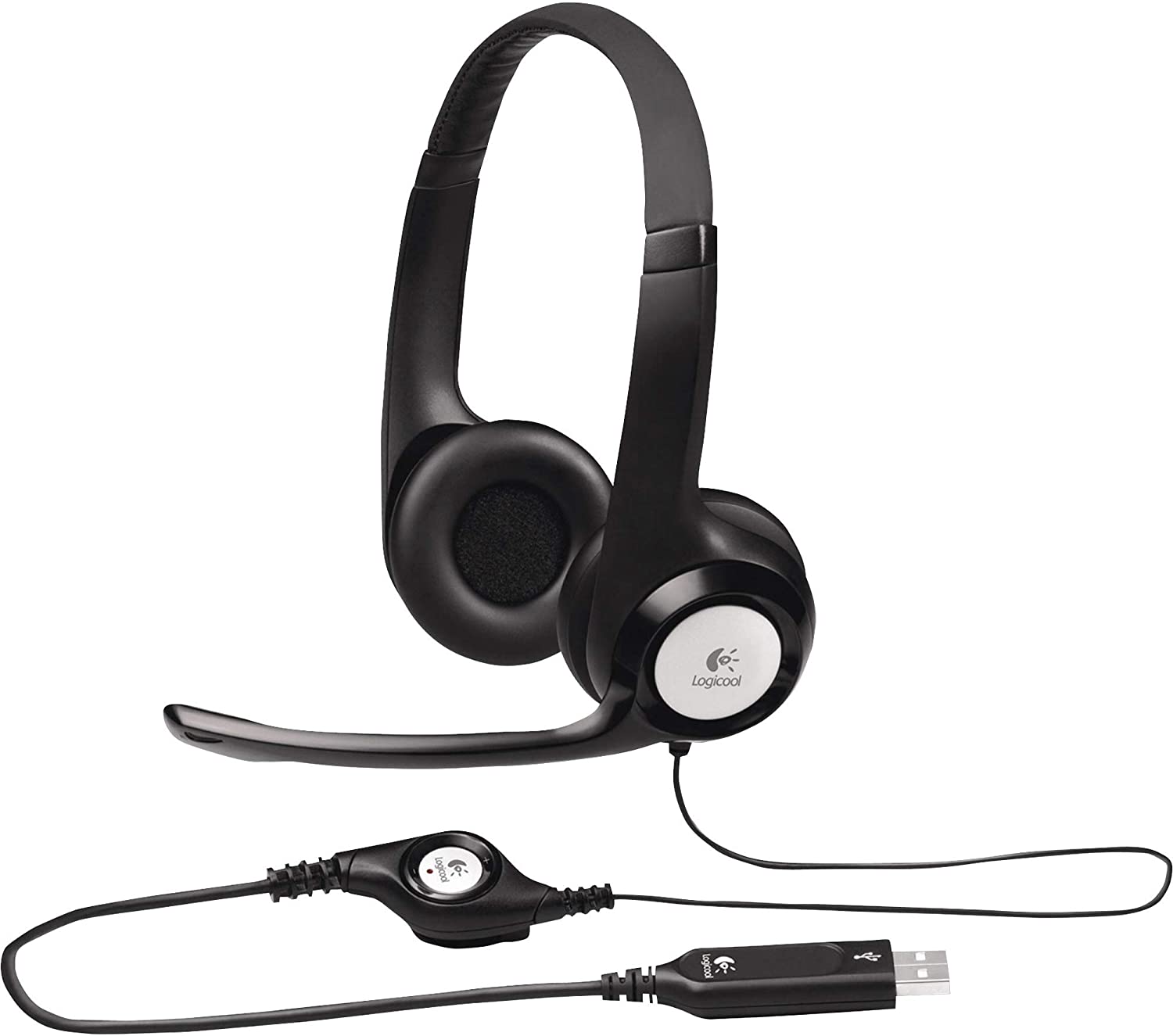 Logitech USB Headset H390 with Noise Cancelling Mic Bulk Package (Case of 20) - image 2 of 3