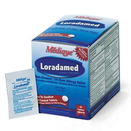 Medique Loradamed Non-Drowsey Allergy Relief Capsules (50 x 1s) Box of