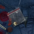 thumbnail image 5 of Canyon Sky Women's Embroidered Denim Shirt in Blue - XL, 5 of 7