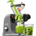 thumbnail image 1 of SiFENE 100W Cold Press Juicer Machine, Compact Single Serve Slow Masticating Juicer for Vegetable and Fruit, Easy to Clean, Gray, 1 of 8
