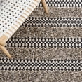 thumbnail image 6 of SAFAVIEH Natura Laird Geometric Cotton Area Rug, Black/Ivory, 6' x 6' Square, 6 of 8