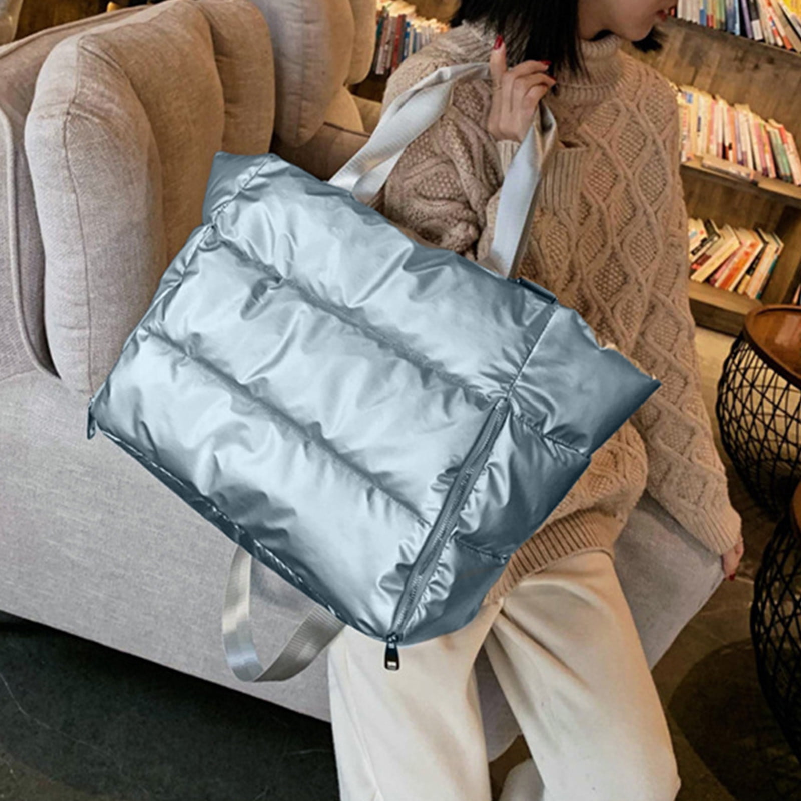 JVBTVB Dry Wet Bag for Swimming Gym Travel, 50L Waterproof Nylon Duffel Bag with Wet Dry Compartment, Foldable Weekender Bag for Women Men, 21.6 inch