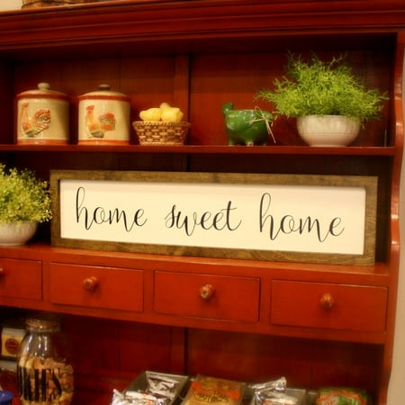 Home Sweet Home Wooden Sign Farmhouse Style Wall Decor Rustic