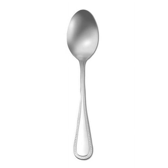 Oneida T163STBF 8 in. Pearl Stainless Steel Tablespoon & Serving Spoon  Silver