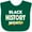 Green, variant on Inktastic Black History Month Every Day Boys or Girls Baby Bib