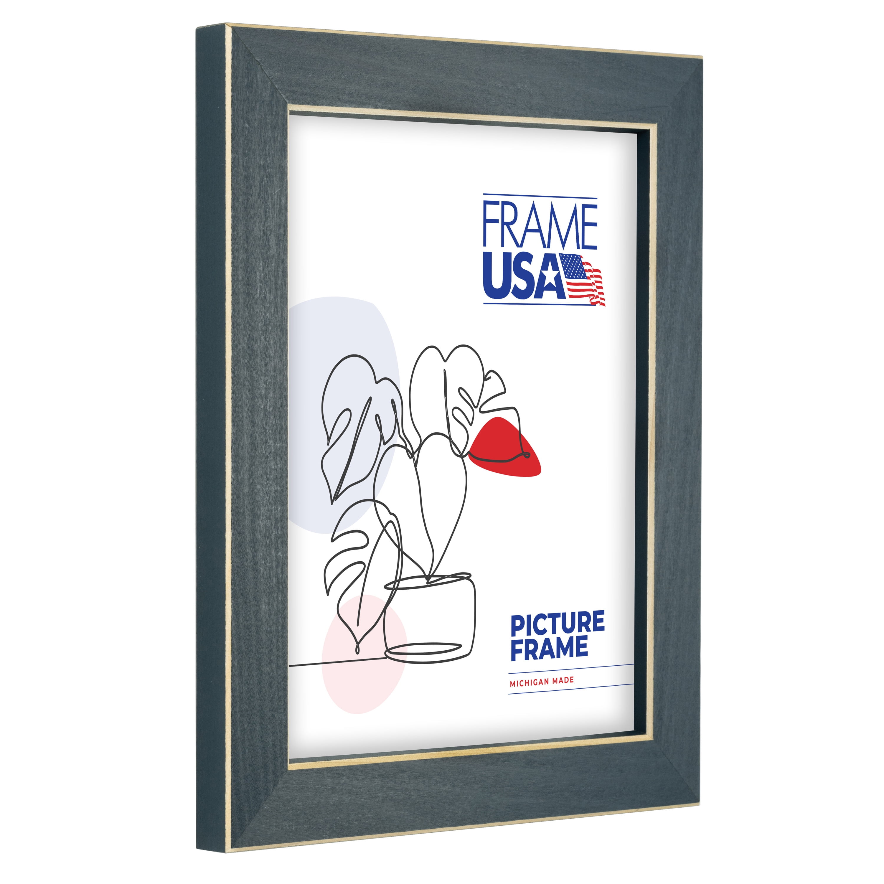 Clean Cut Blue 18x24 Inch Picture Frame