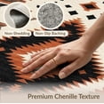 thumbnail image 6 of ODIKA Cow Spotted Print Southwestern Aztec Fabric Cattle Skin Cowprint for Guest Room, Lounge, Apartment, Non-Slip Low Profile, 6 of 7