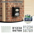 thumbnail image 2 of 3PCS Invisible License Plate Stickers - Black & White, Various Sizes, 2 of 4